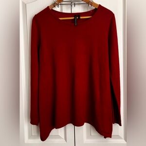 ALLIE & ROB womens sweater, RED, size large